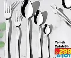 NEHİR YEMEK ÇATALI 6'LI